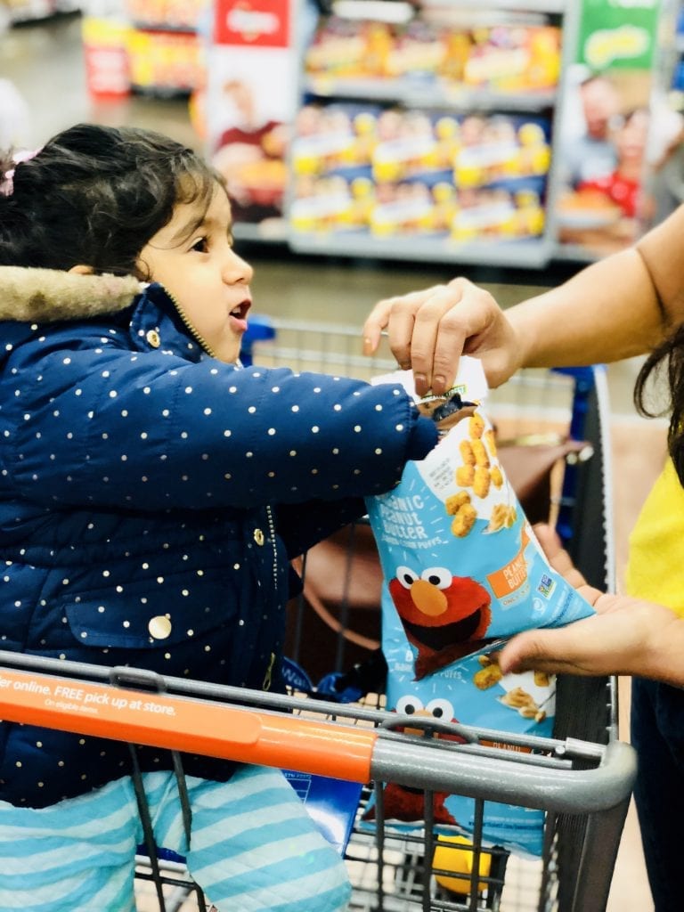 Toddler snack on the go