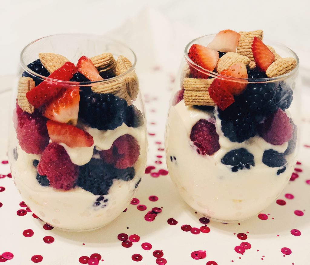 yogurt & fresh fruit parfait