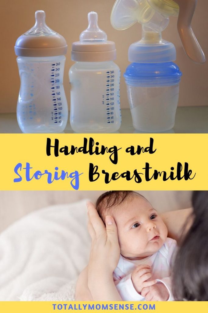 storing breastmilk
