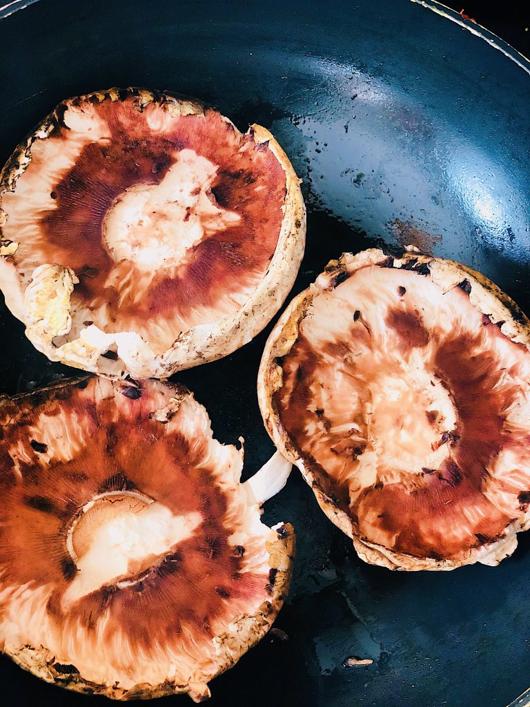 stuffed portobello mushroom