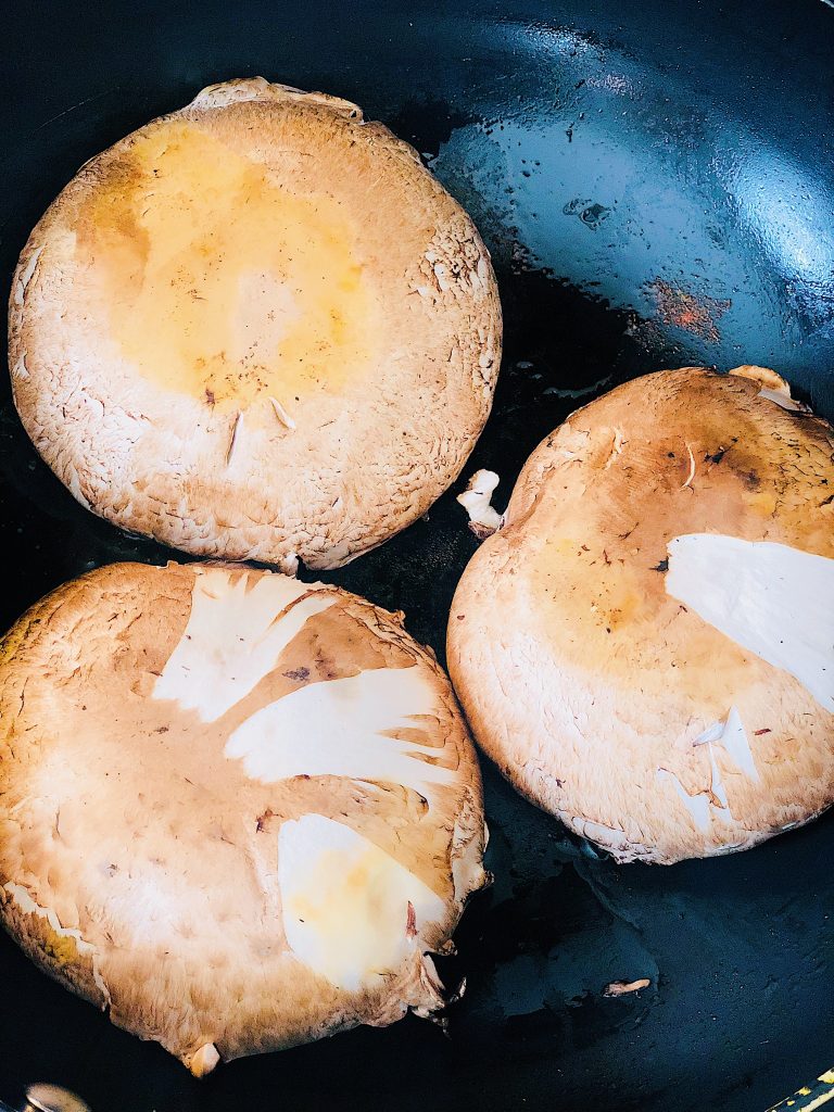 stuffed portobello mushroom