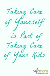 self care for moms