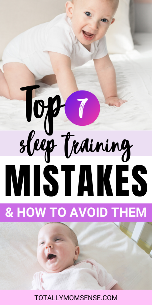 sleep training mistakes