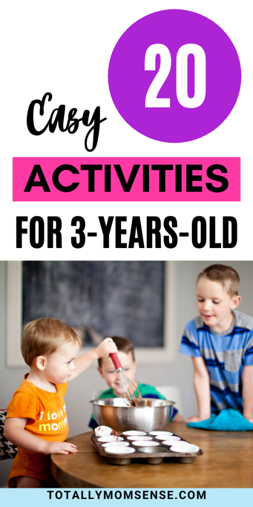 activities for 3 year olds