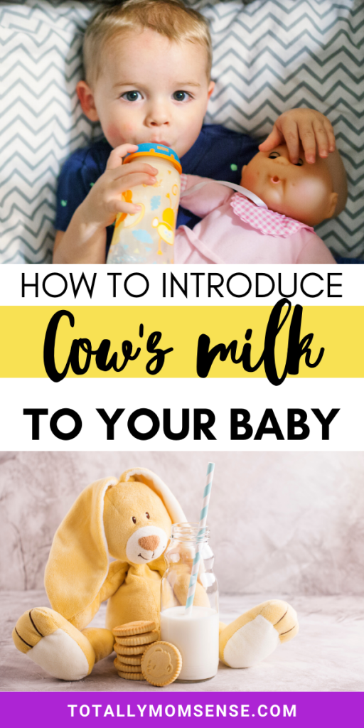 introducing cow's milk to baby