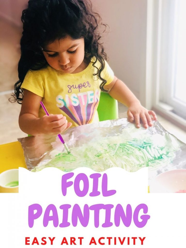 foil painting kid art ideaX