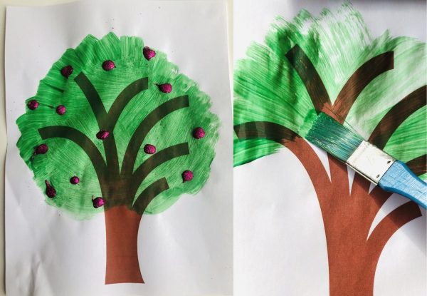 Spring tree crafts for kids