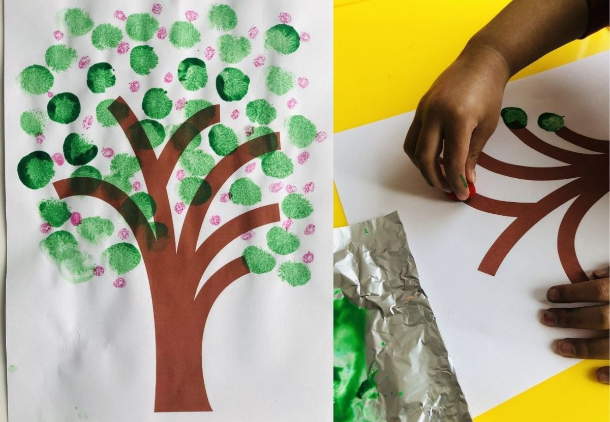 4 CREATIVE SPRING TREE CRAFTS FOR KIDS + FREE TEMPLATE | Totally MOM-Sense