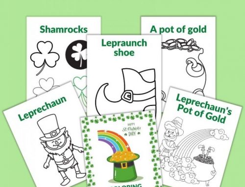 ST. PATRICK’S DAY COLORING PAGES {FREE PRINTABLE}