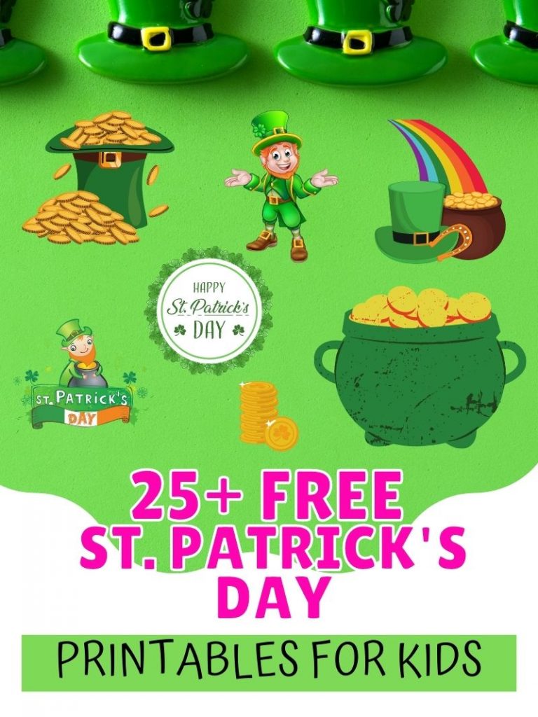 st patricks day free printables for kids