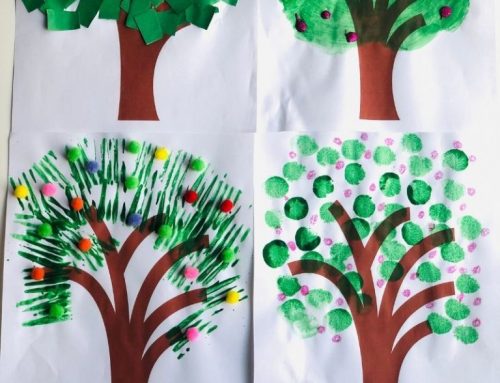 4 CREATIVE SPRING TREE CRAFTS FOR KIDS + FREE TEMPLATE