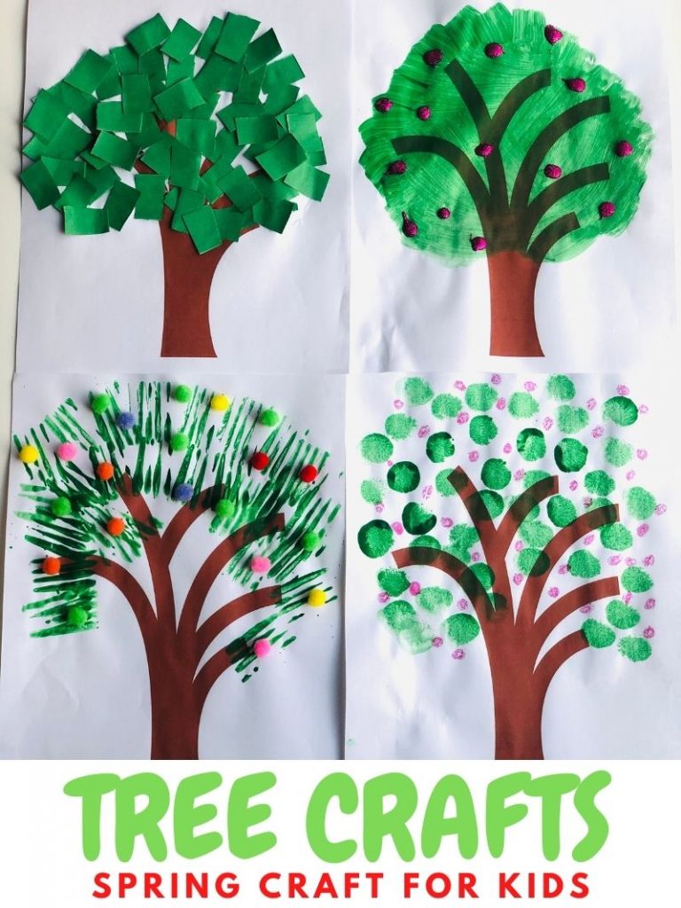 winter tree crafts for preschoolers
